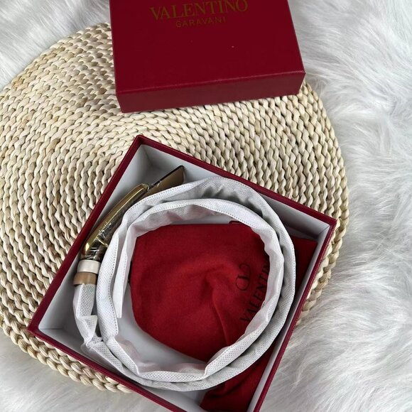 REVERSIBLE VLOGO SIGNATURE BELT IN GLOSSY CALFSKIN 20 MM - Picture 3 of 5